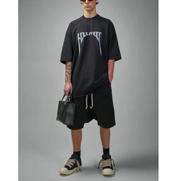 Rick Owens DRKSHDW Jumbo SS T Black Size S - Picture 9 of 10